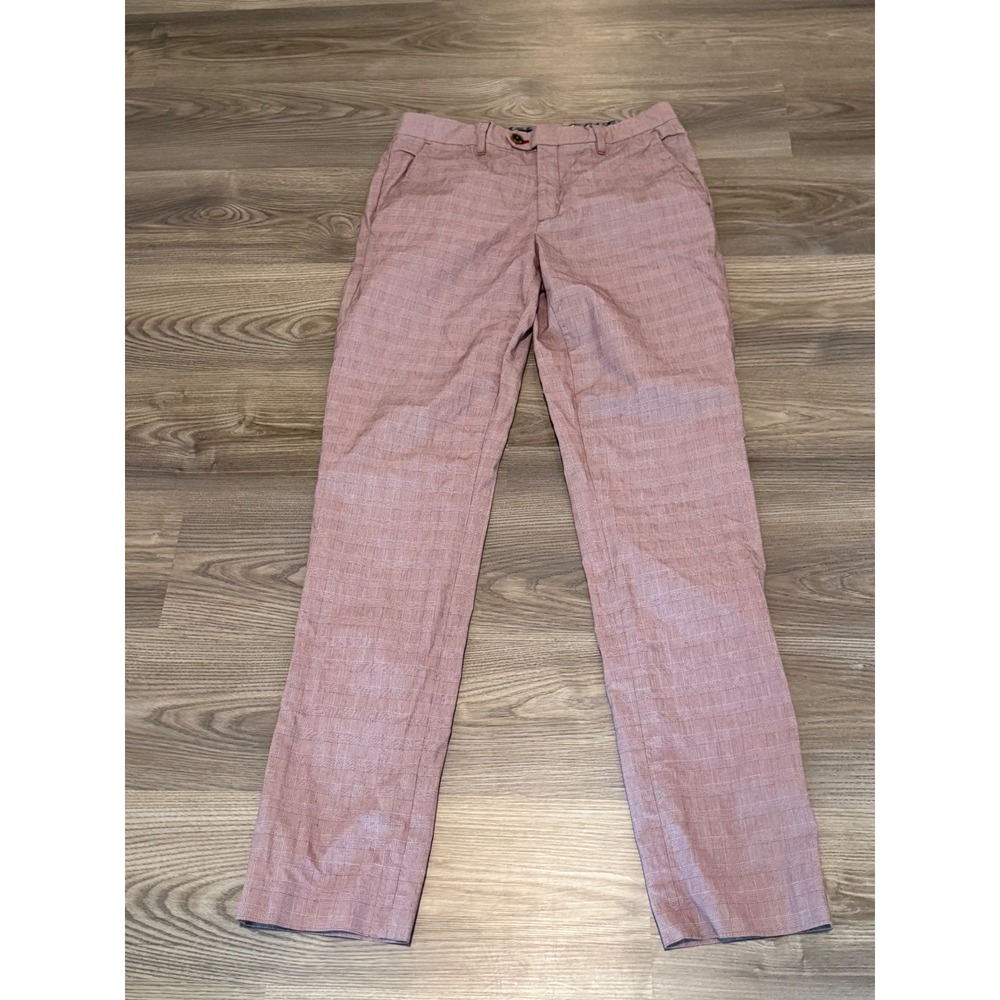 Ted Baker London Mens Slim Fit Micro Check Trouser Pant size 32 x 33 NWOT